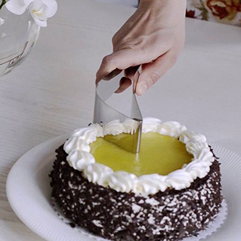 Coupe-tarte et pizza Febwind en acier inoxydable – Forme feuille