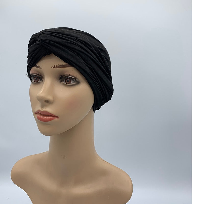 Turban Suédine Femme Africain - Hijab Foulard Tête 2