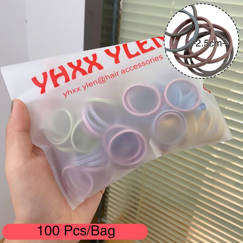 Lot de 50 à 200 élastiques colorés pour enfant – Accessoires cheveux fille