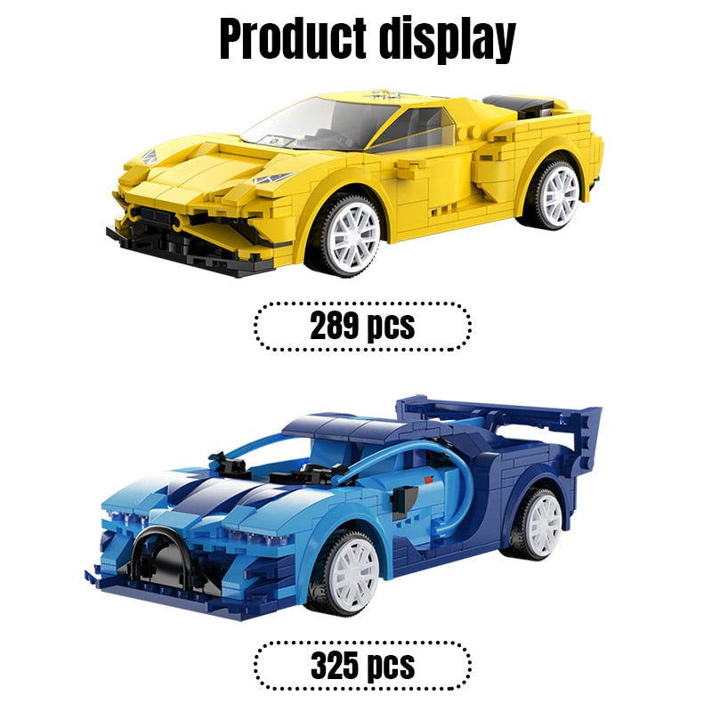 Voiture de sport RC Cada – Programmable via app, blocs techniques ville
