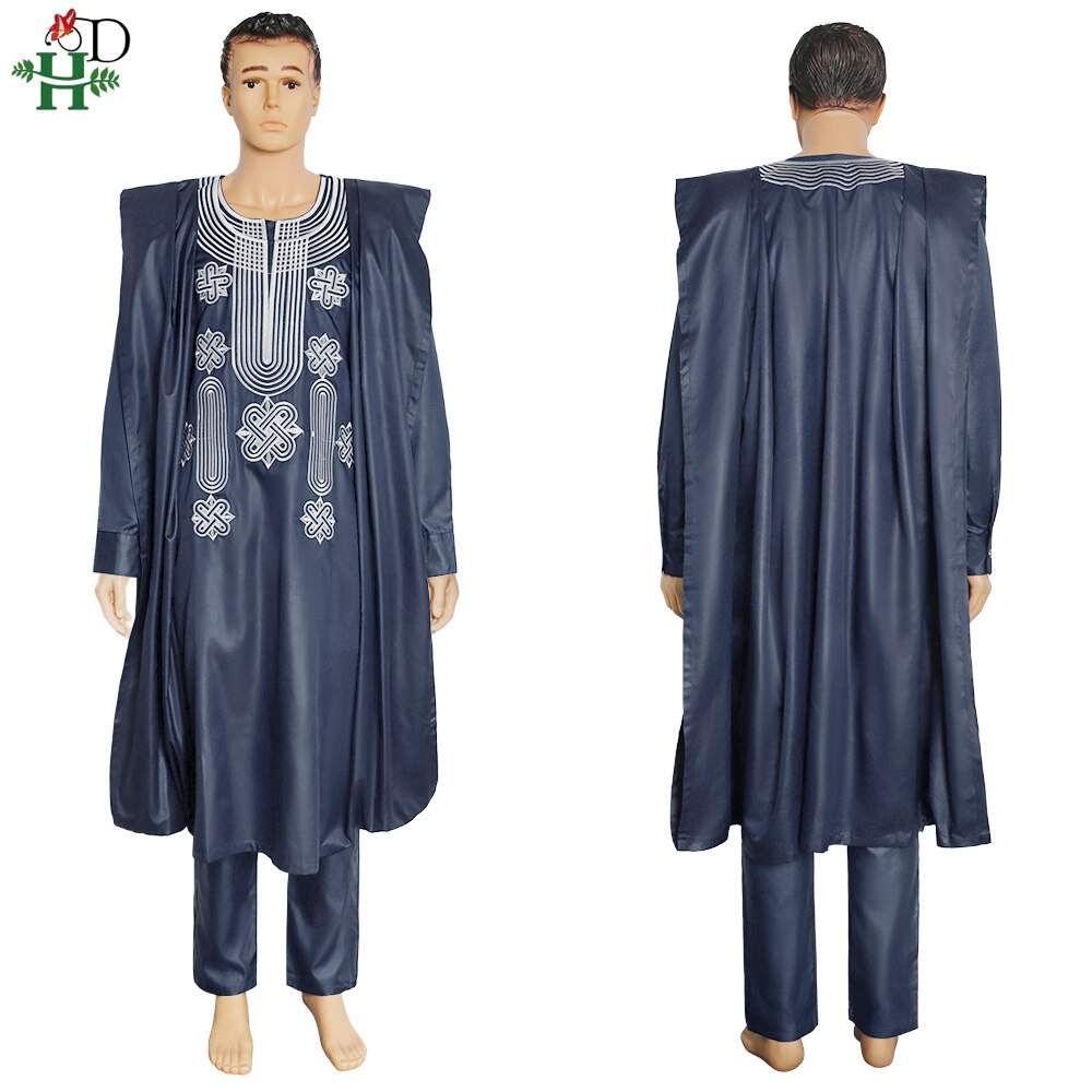 Ensemble Agbada Homme Traditionnel - Boubou Africain