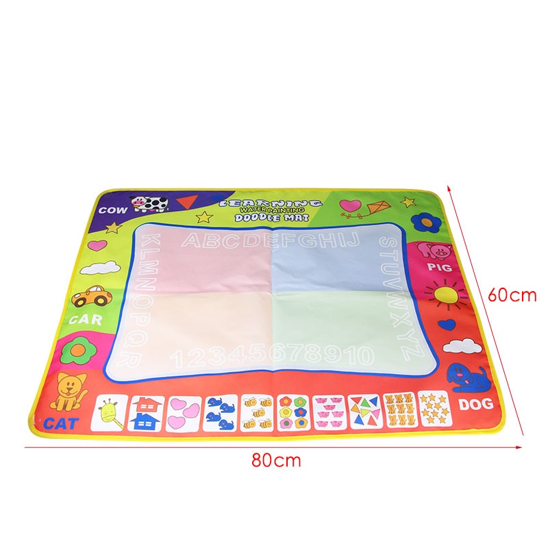 Tapis de dessin à l'eau Jenilily grand format avec 2 stylos magiques