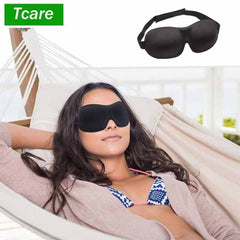Tcare Fashion 3D Sleeping Eye Mask, Travel Sleep Eye Shade Cover Nap Eye Patch Blindfolds Blinders Create Total Darkness Unisex