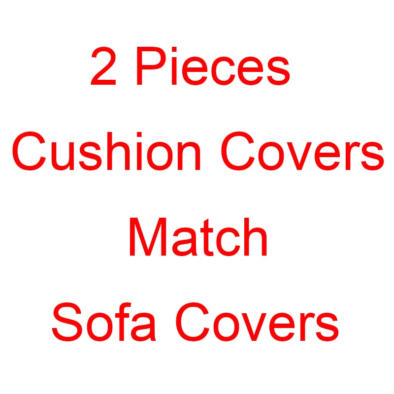 Lot de 2 housses de coussin 45x45 cm assorties canapé et literie