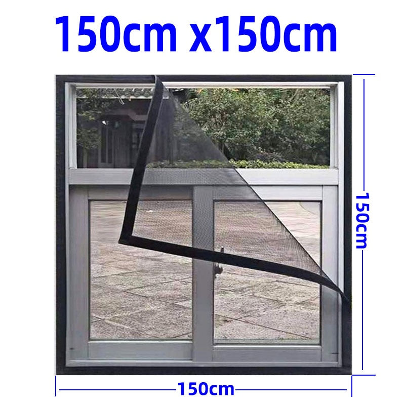 Moustiquaire fenêtre invisible lavable et personnalisable