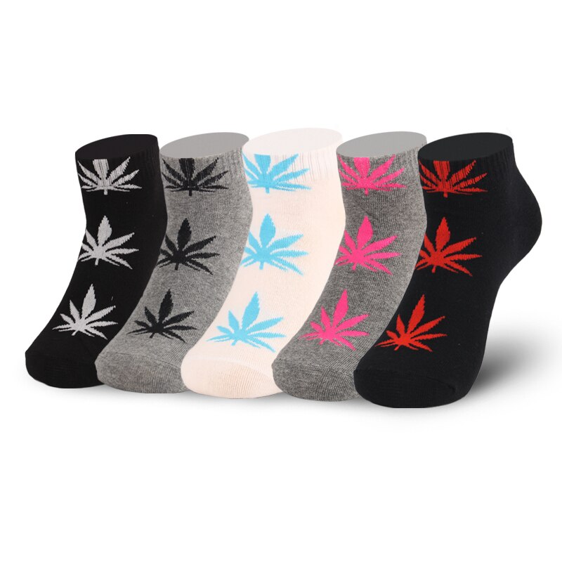 Lot de 5 paires de chaussettes fantaisie homme – Style Harajuku casual