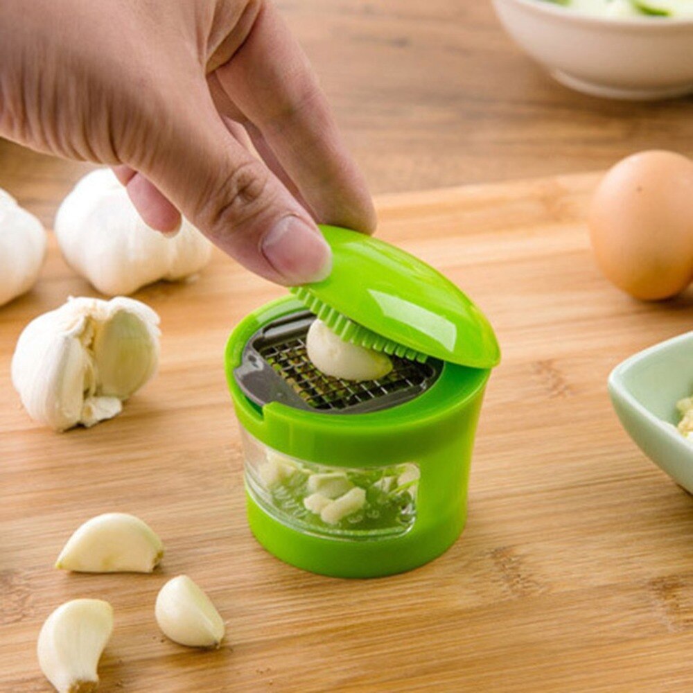 Presse-ail avec éplucheur et boîte de conservation – Outil cuisine pratique