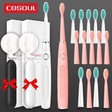 Dentists Recommend Professional Sonic Electric Toothbrush 5 Modes Protect Gums Rechargeable Waterproof Toothbrush Box as Gift