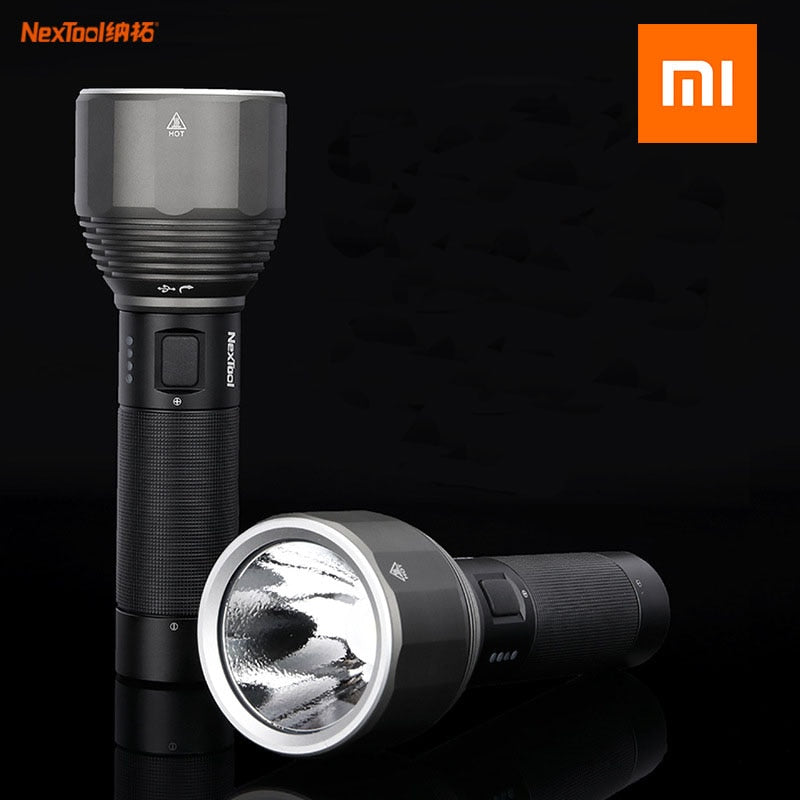 Lampe torche LED rechargeable Nextool 2000 lm – IPX7, 5000 mAh, USB-C