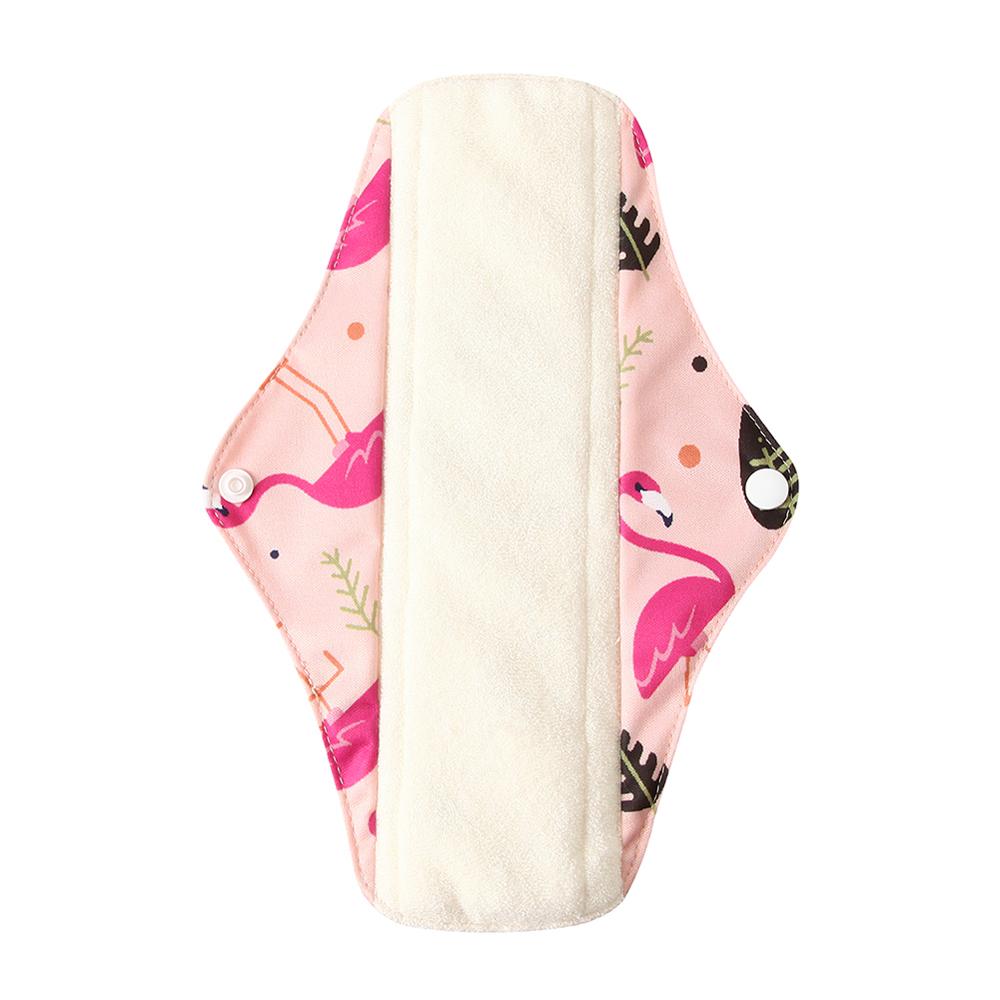 Protège-slip lavable Ohbabyka charbon de bambou – Serviette réutilisable