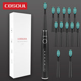 Dentists Recommend Professional Sonic Electric Toothbrush 5 Modes Protect Gums Rechargeable Waterproof Toothbrush Box as Gift