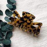 High Quality Geometric Acetate Hair Claws Large Square Hair Crabs Clip Leopard Grain Hair Clamps For Women Hair Accessories