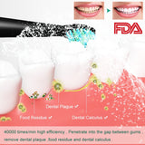 Dentists Recommend Professional Sonic Electric Toothbrush 5 Modes Protect Gums Rechargeable Waterproof Toothbrush Box as Gift