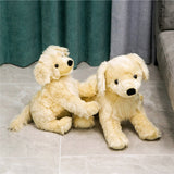 Lifelike Golden Retriever Toy Stuffed simulation Labrador Dog Animals Smart dog PLush DOll toys for Chidren Pet Toy Club Gift