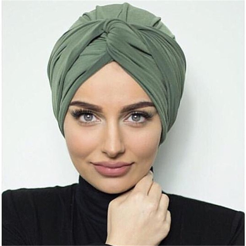 Turban Suédine Femme Africain - Hijab Foulard Tête 2