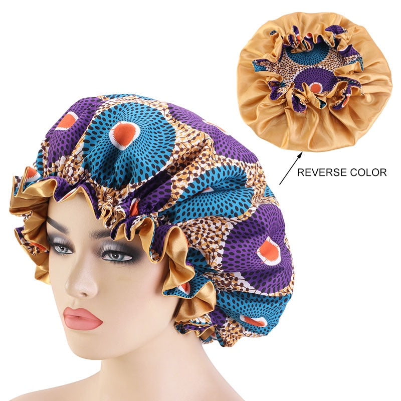 Turban Africain Nigérian Foulard - Cheveux Femme 2