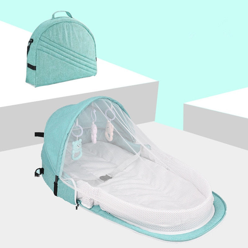 Lit bébé portable pliable avec moustiquaire pour voyage
