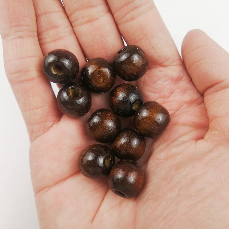 Perles en Bois Rondes pour Bijoux™
