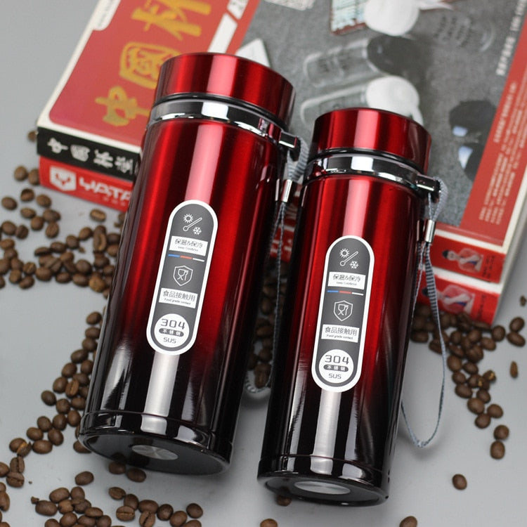 Mug thermos inox grande capacité – Bouteille isotherme bureau et voyage