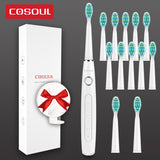 Dentists Recommend Professional Sonic Electric Toothbrush 5 Modes Protect Gums Rechargeable Waterproof Toothbrush Box as Gift