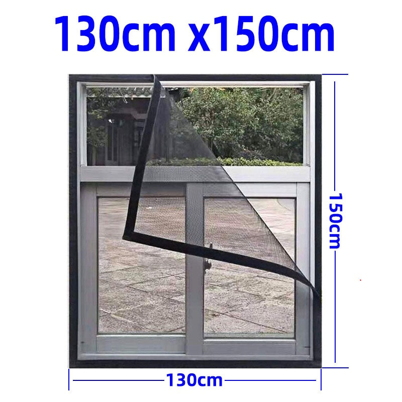 Moustiquaire fenêtre invisible lavable et personnalisable