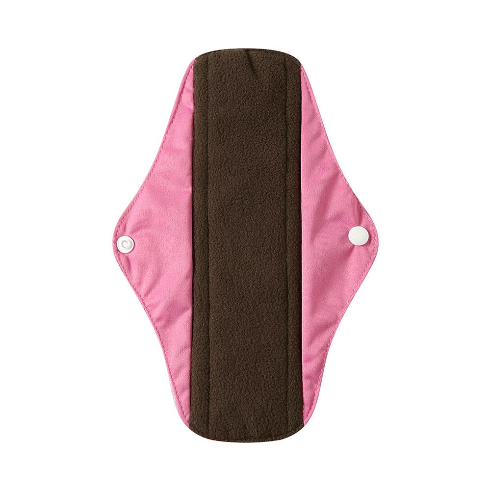 Protège-slip lavable Ohbabyka charbon de bambou – Serviette réutilisable