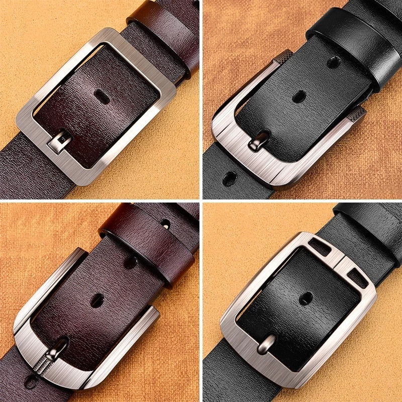 Ceinture homme Cartelo en cuir de vache – Boucle ardillon grande taille