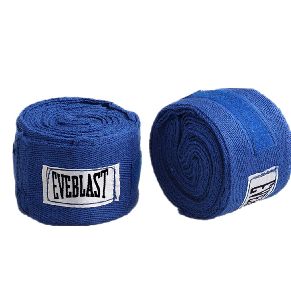 Lot de 2 bandes de boxe coton 3 m – Bandages Muay Thai et Taekwondo