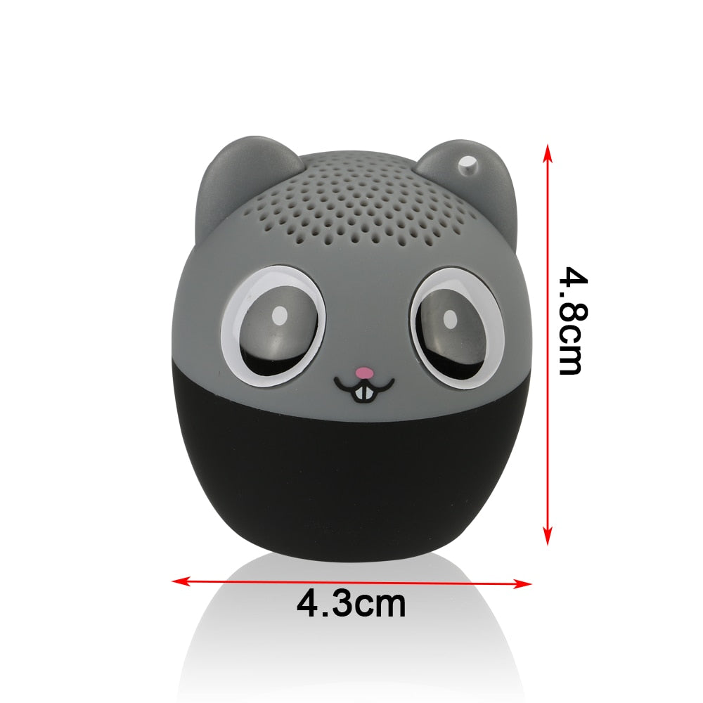 Mini enceinte Bluetooth portable animaux – Stéréo pour smartphone