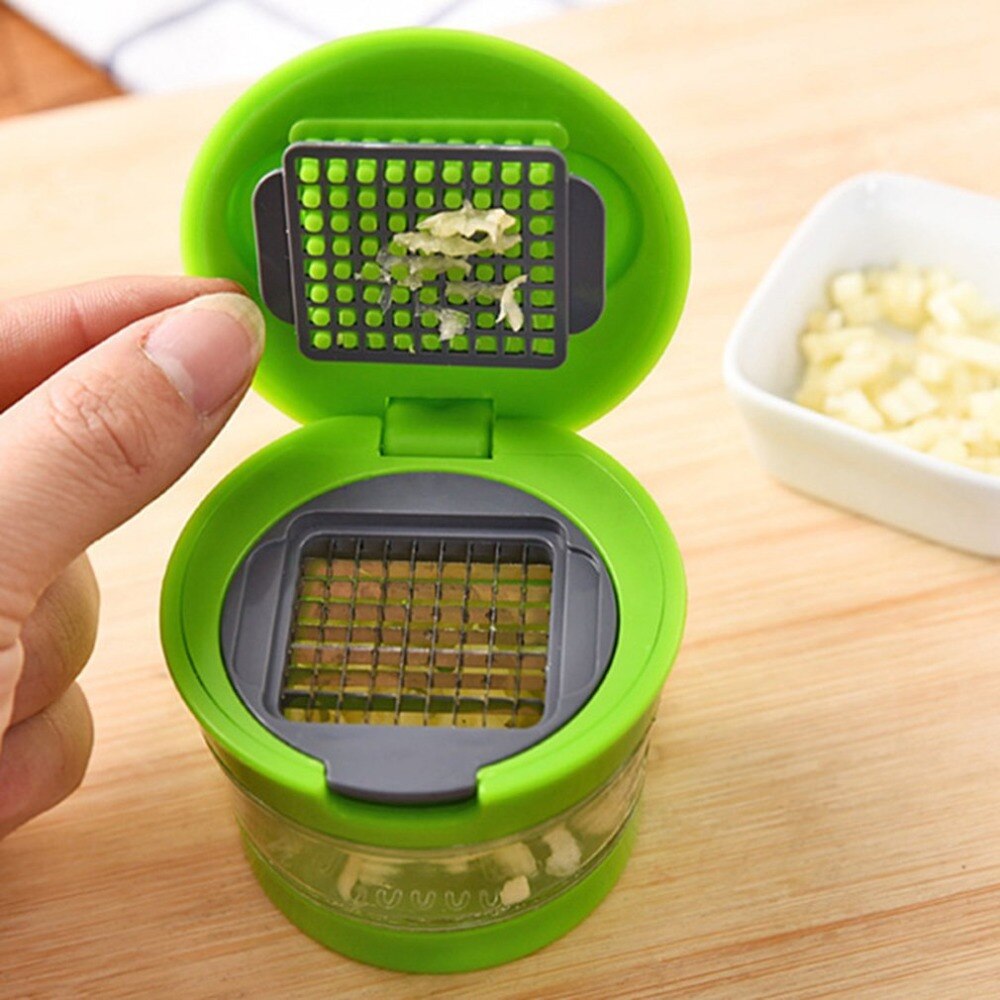 Presse-ail avec éplucheur et boîte de conservation – Outil cuisine pratique