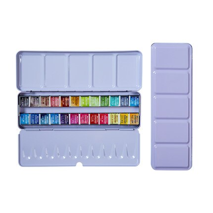 Set aquarelle professionnelle Superior Artist 12 à 48 couleurs – Boîte métal