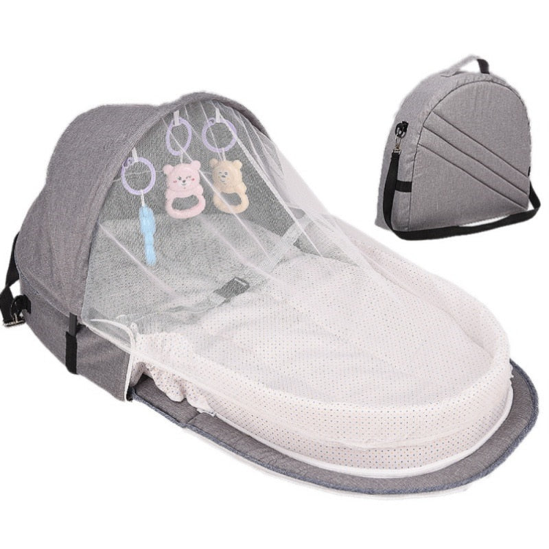Lit bébé portable pliable avec moustiquaire pour voyage