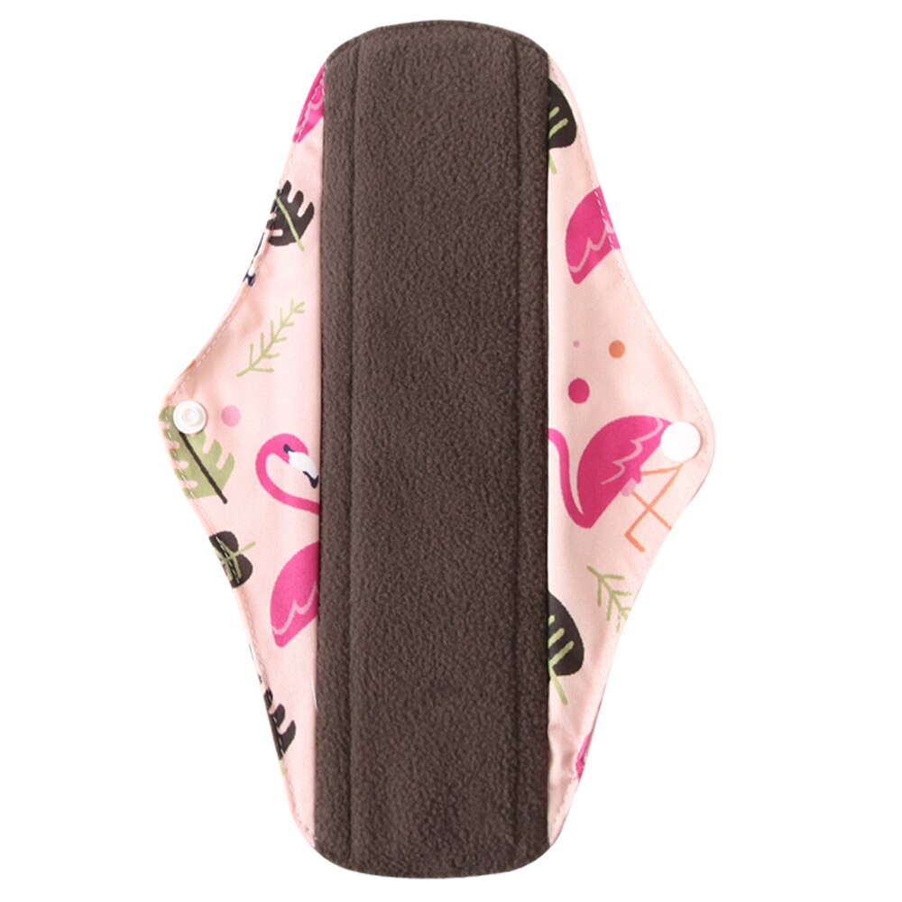 Protège-slip lavable Ohbabyka charbon de bambou – Serviette réutilisable