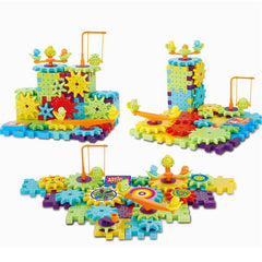 Kit de construction 3D engrenages électriques 81 pièces – Jouet éducatif