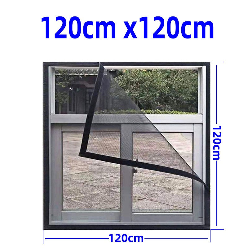 Moustiquaire fenêtre invisible lavable et personnalisable