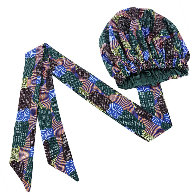 Turban Africain Nigérian Foulard - Cheveux Femme 2
