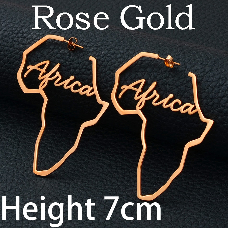 Boucles d'Oreilles Symbole Adinkra Nyame Anniyo - Bijou Africain Doré 3