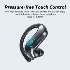 Écouteurs Bluetooth TWS sport imperméables avec micro et contrôle tactile