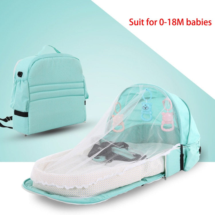 Lit bébé portable pliable avec moustiquaire pour voyage