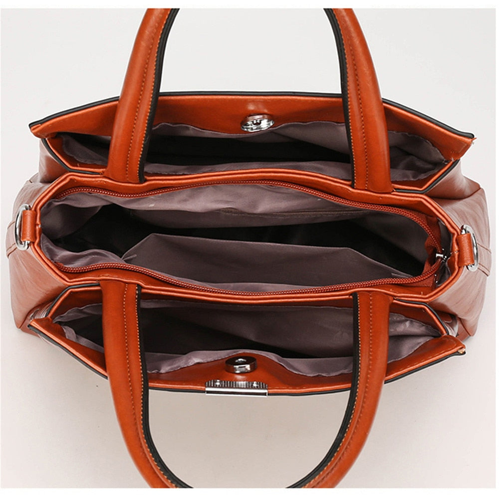 Sac à Main Cuir PU Femme - Bandoulière Tendance