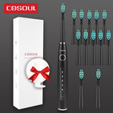 Dentists Recommend Professional Sonic Electric Toothbrush 5 Modes Protect Gums Rechargeable Waterproof Toothbrush Box as Gift