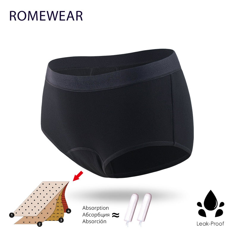 Culotte menstruelle bambou 4 couches coton – Absorption forte, lavable
