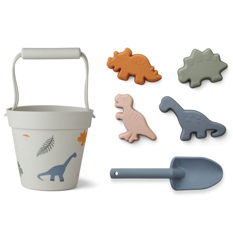 Jouet de plage pour enfant – Moules à sable animaux et accessoires bain
