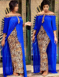 Robe Maxi Léopard Africaine Ethnique - Bodycon Femme Décontracté 2
