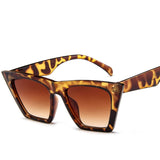 Evrfelan Retro Square Sunglasses Brand Desinger Cat Eye Sun Glasses Women Eyewear Chic Big Frame Glasses for Women oculos UV400