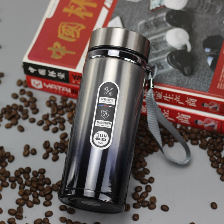 Mug thermos inox grande capacité – Bouteille isotherme bureau et voyage