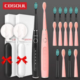Dentists Recommend Professional Sonic Electric Toothbrush 5 Modes Protect Gums Rechargeable Waterproof Toothbrush Box as Gift