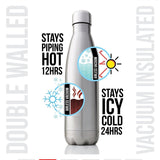 Stainless Steel Water Bottle Sport For Water Insulated Vacuum Flask Cola Portable Travel Outdoor Drinking Thermos 500/750/1000ml