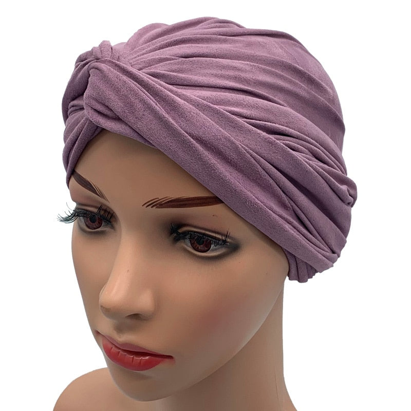 Turban Suédine Femme Africain - Hijab Foulard Tête 2