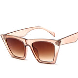 Evrfelan Retro Square Sunglasses Brand Desinger Cat Eye Sun Glasses Women Eyewear Chic Big Frame Glasses for Women oculos UV400
